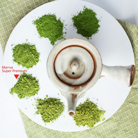 Матча Super Premium, плантация Ariake, 100 грамм